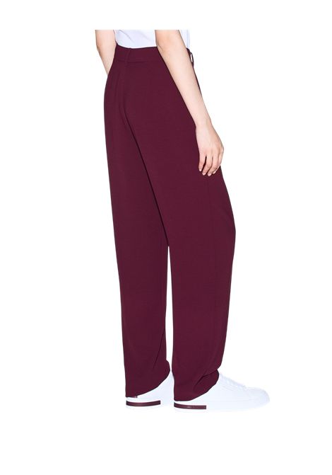 Trousers with pleats in flowing fabric ARMANI EXCHANGE | Trousers | XW000664 AF10872UA343